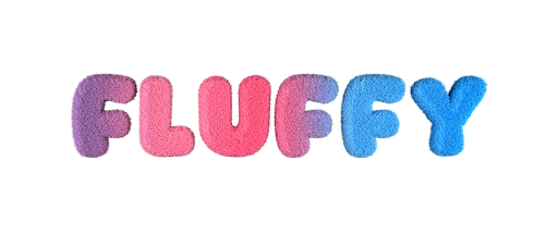 colorful word FLUFFY.png