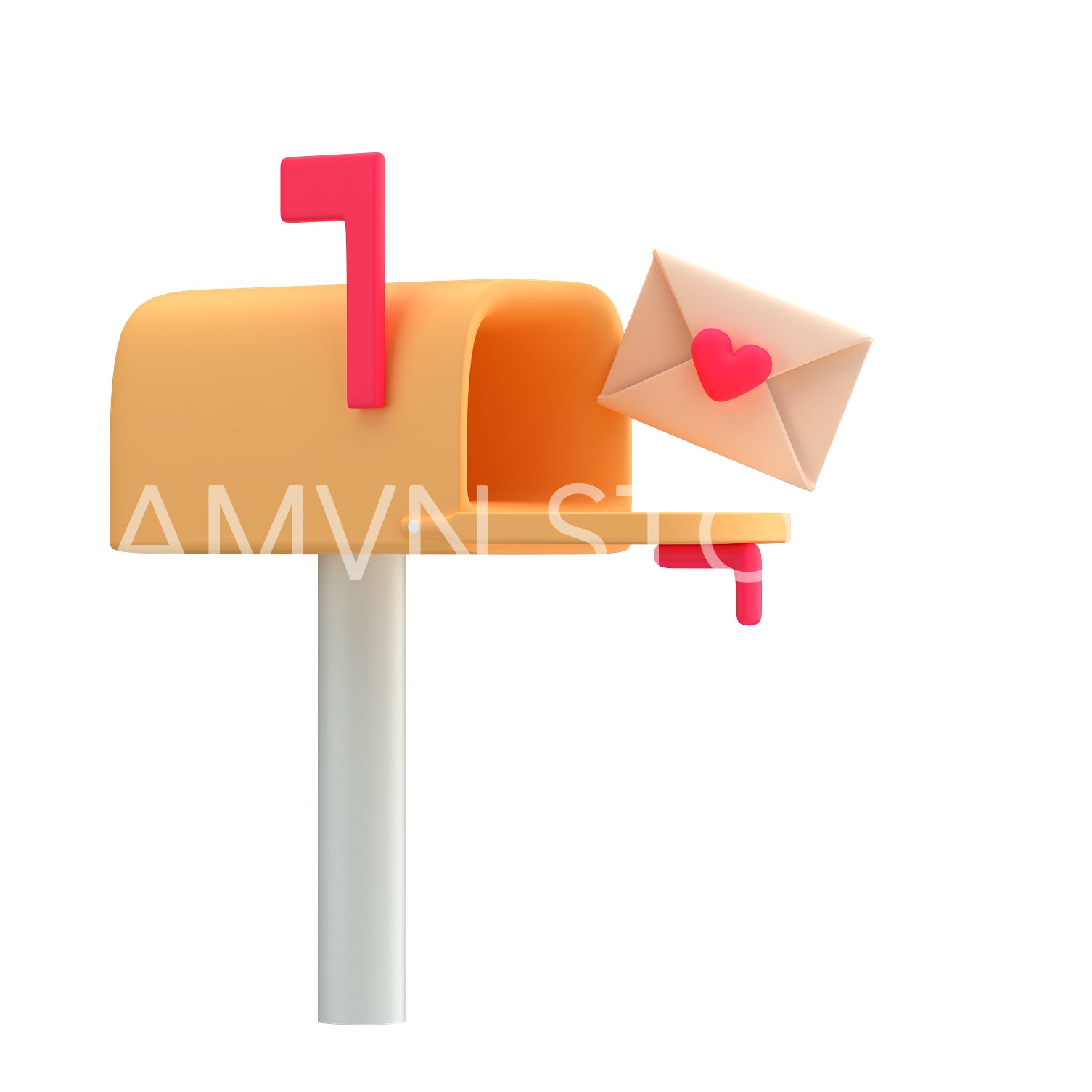 Mail box with love letter.png