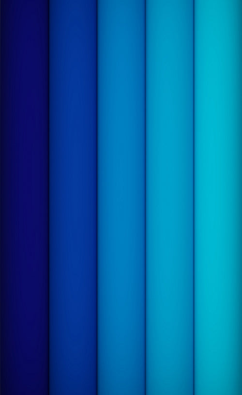 Five vertical lines with different colors, 3d render, 3d illustraction