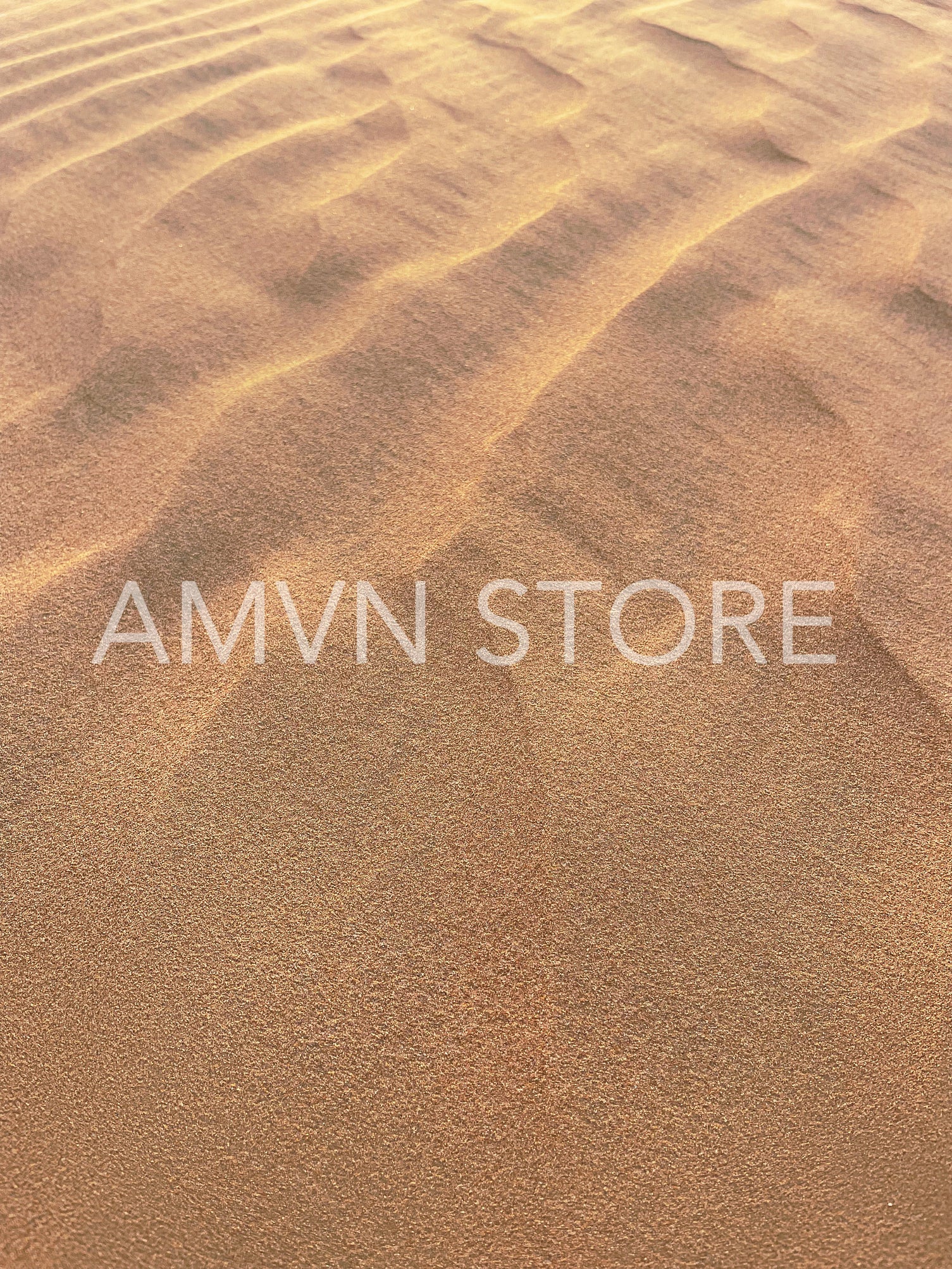 Natural pattern on a dune sand at sunset in desert