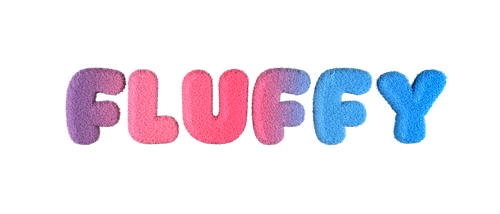 colorful word FLUFFY.png