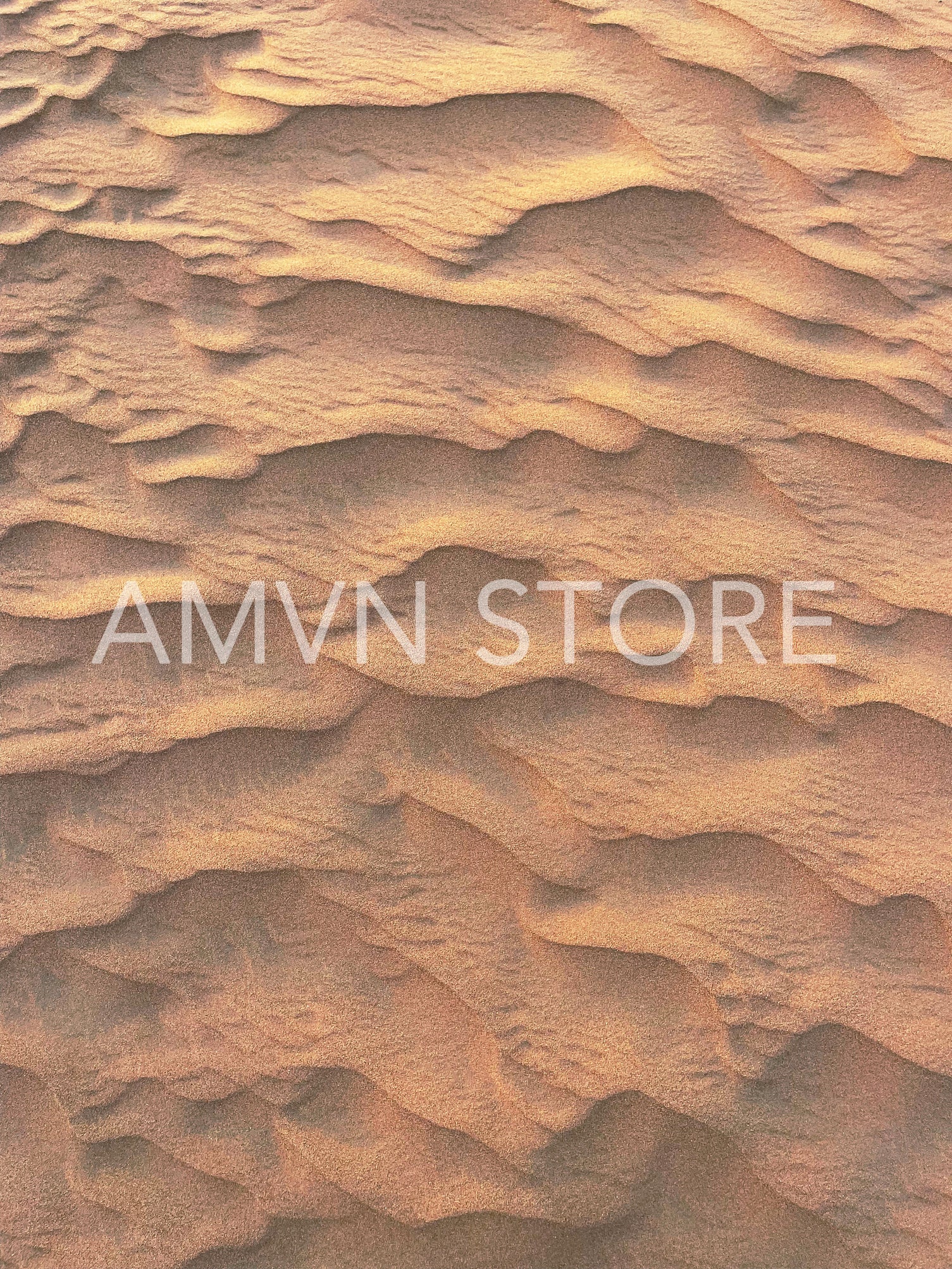 Natural pattern on a dune sand at sunset in desert